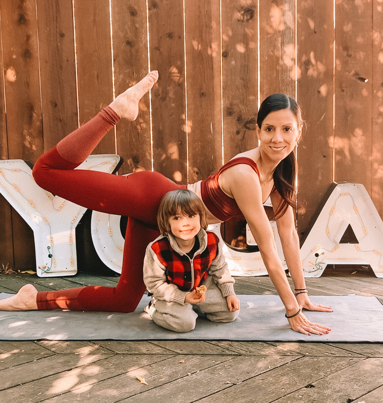 Yoga with kids. Yoga class. Cynthia Wehr Yoga